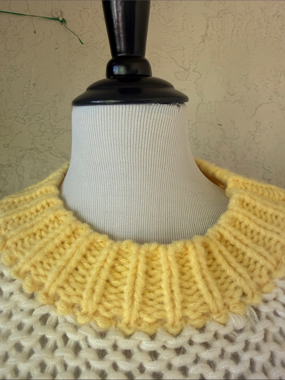Altar'd State Pastel Striped Crewneck Sweater - Cream, Pink, Yellow, Light Blue - Picture 3 of 12